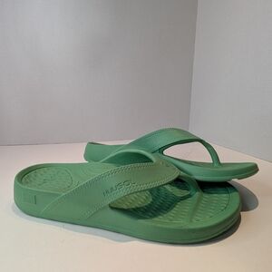 NEW Green NUSOL Flip Flops